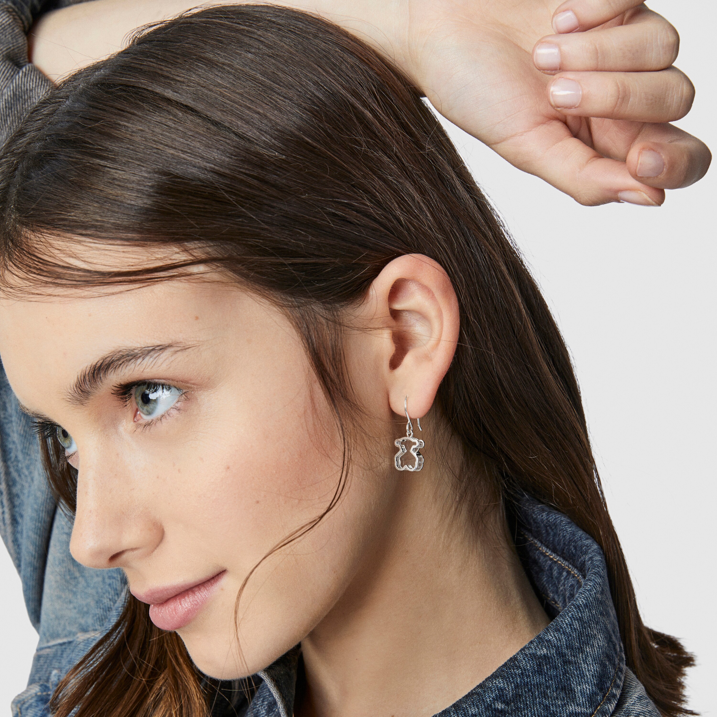 Silver Galaxy Earrings