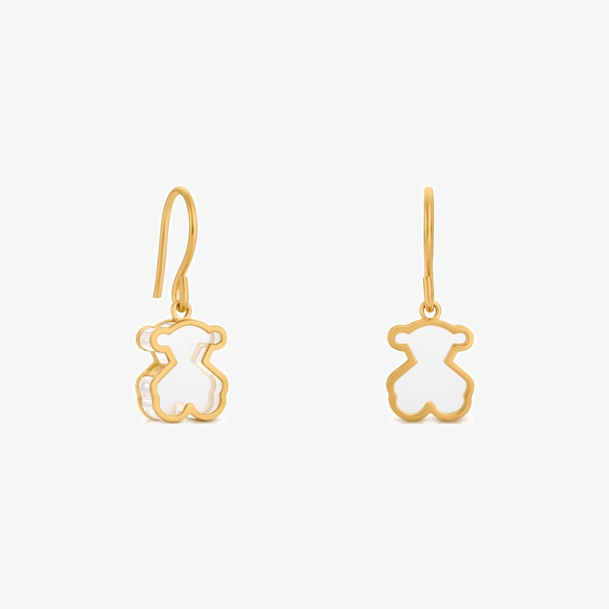 Tous - Pendientes Con Baño De Oro 18 Kt Sobre Plata Galaxy - Dorado