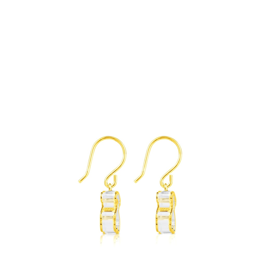 Pendientes con baño de oro 18 kt sobre plata Galaxy image number 1
