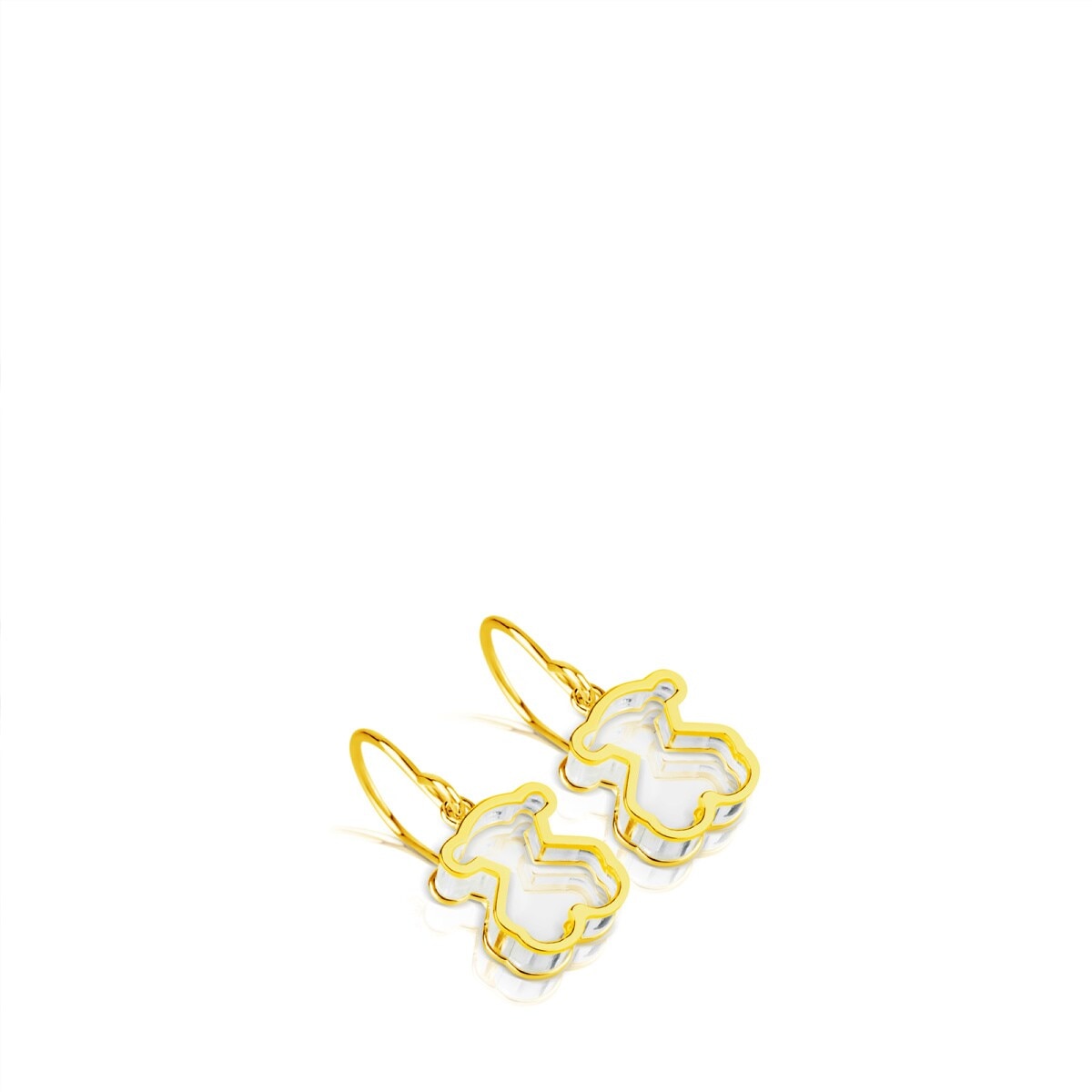 Pendientes con baño de oro 18 kt sobre plata Galaxy Pendientes con baño de oro 18 kt sobre plata Galaxy