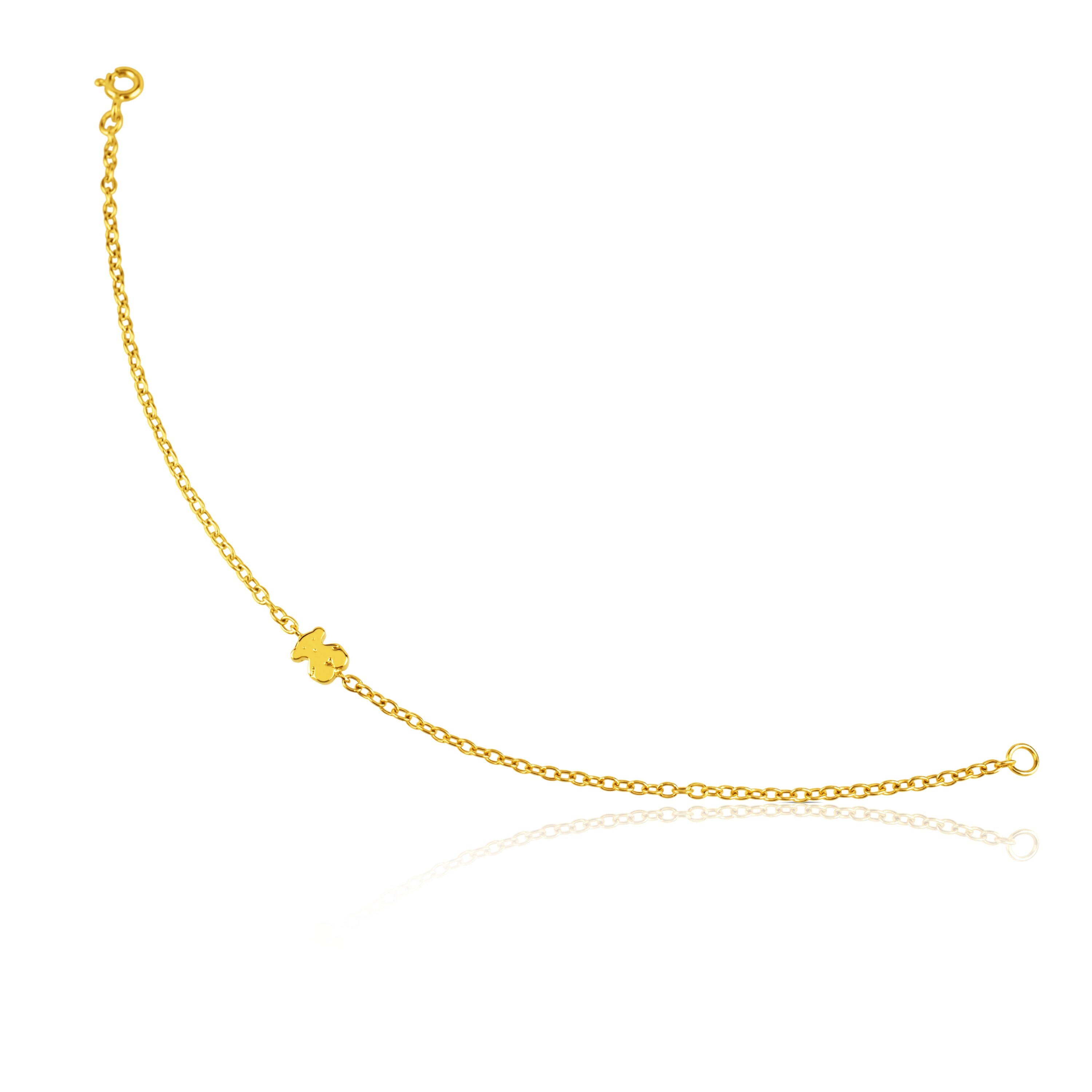 Gold Sweet Dolls Bracelet Bear motif