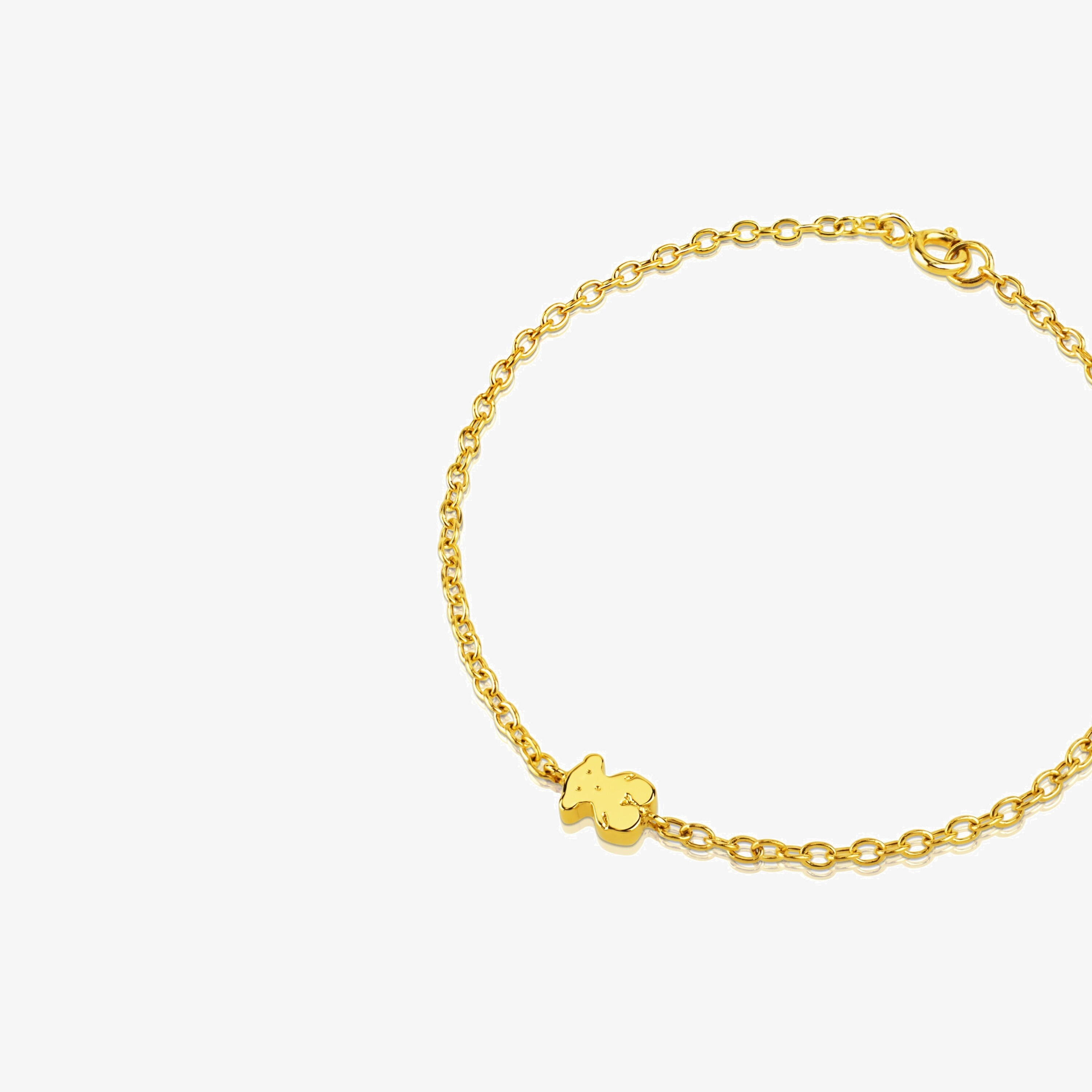 18K solid gold Sweet Dolls Bracelet Bear motif