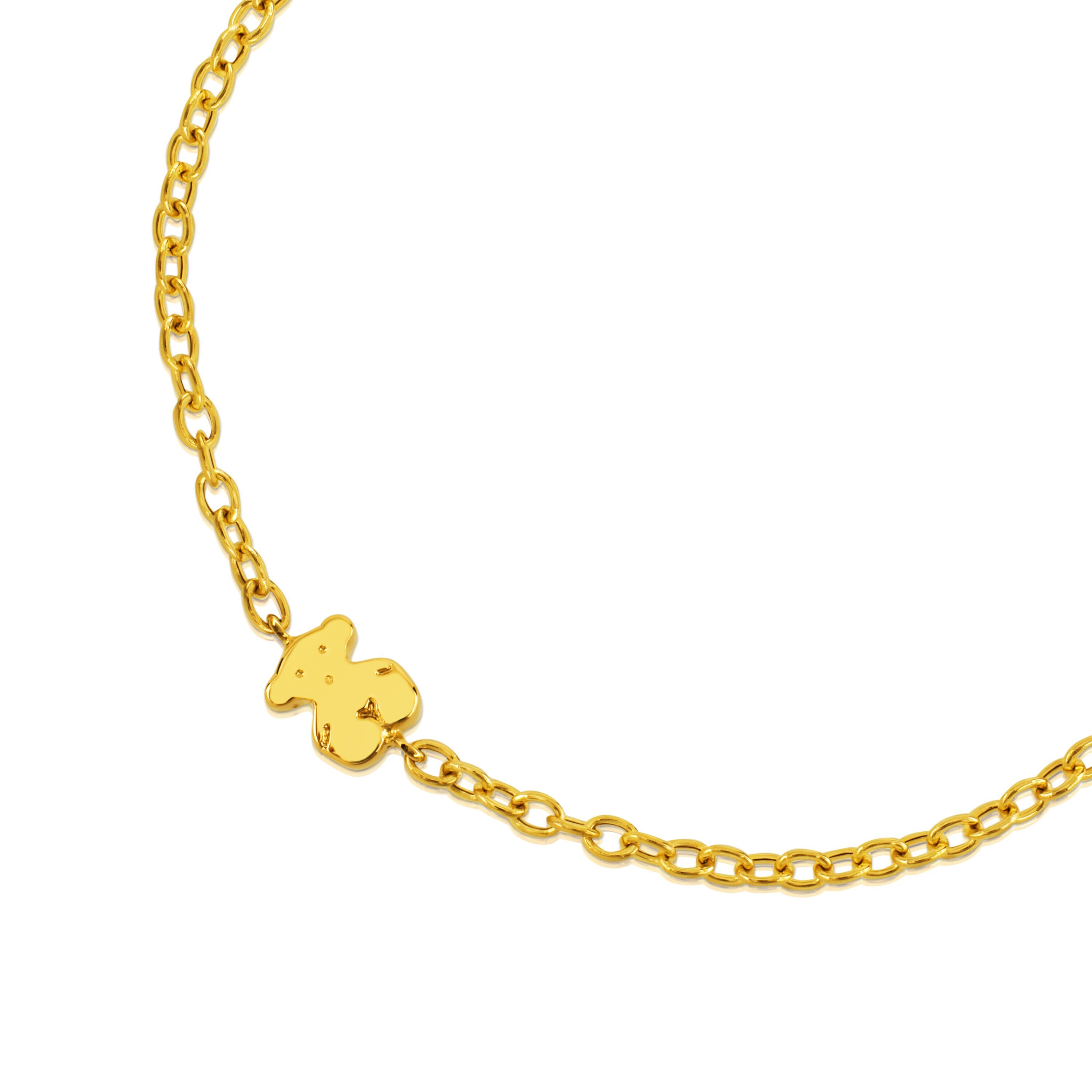 18K solid gold Sweet Dolls Bracelet Bear motif