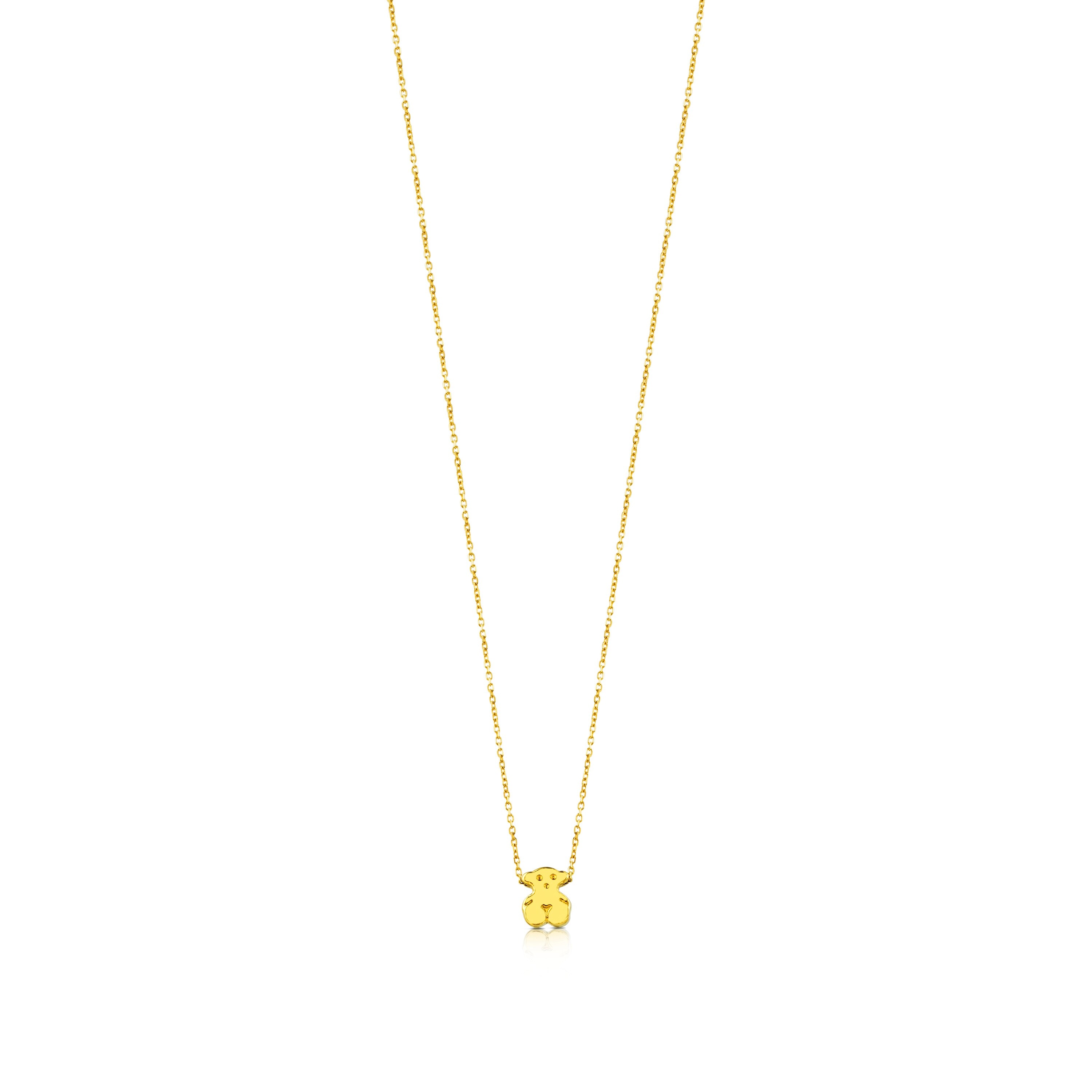 18K solid gold Sweet Dolls Necklace