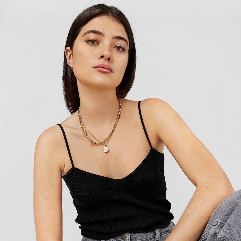 Wisiorek Rak ze srebra vermeil, z masą perłową i topazami TOUS Horoscope