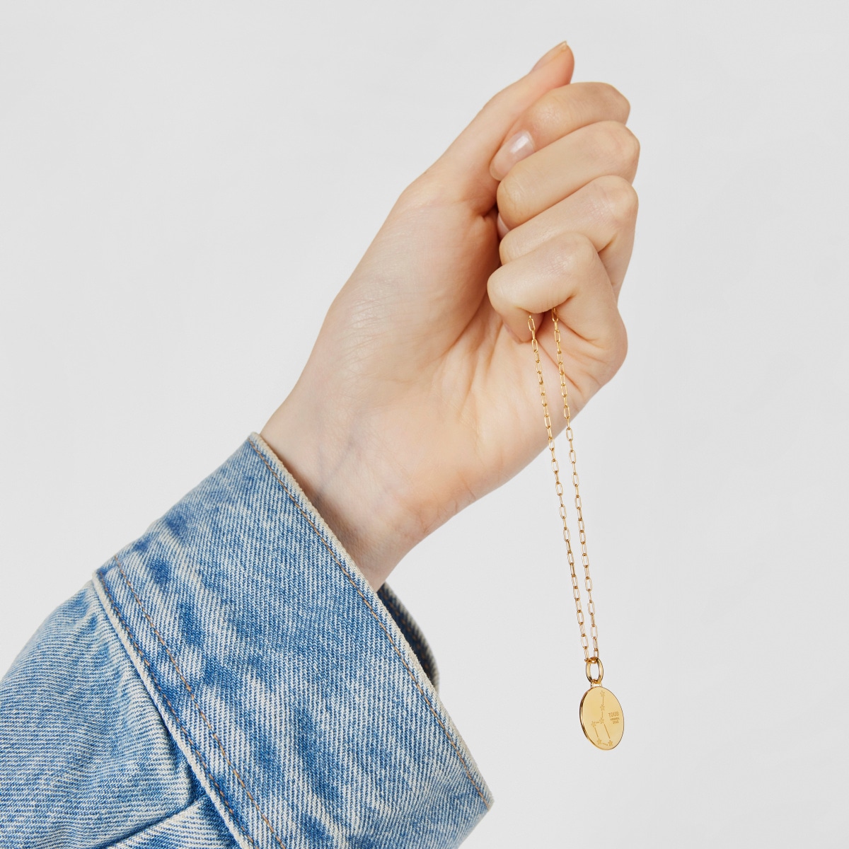 Sagittarius Pendant in silver vermeil with mother-of-pearl and topazes TOUS Horoscope