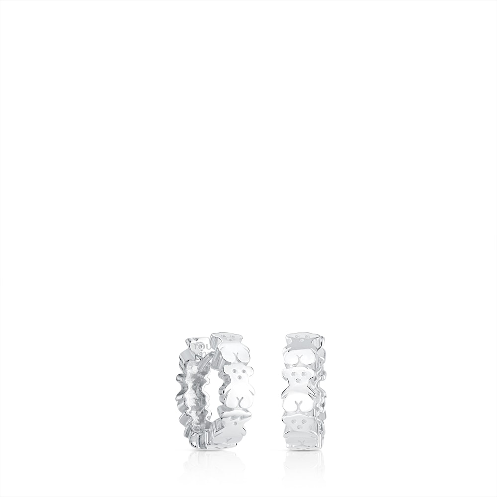 Silver TOUS Puppies hoop Earrings Silver TOUS Puppies hoop Earrings