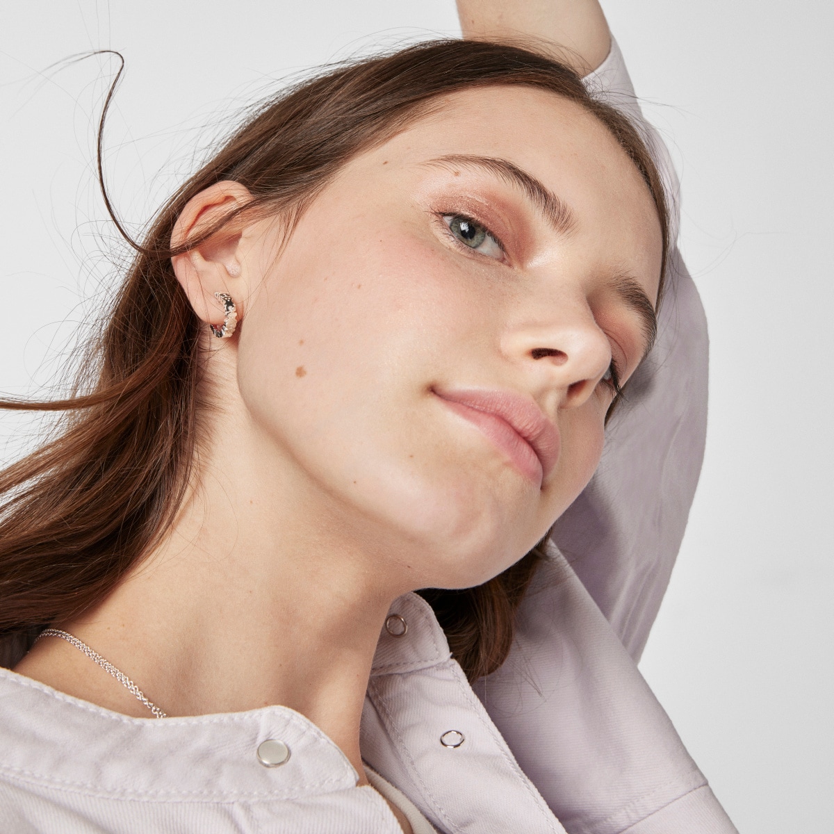 Pendientes aro de plata Puppies