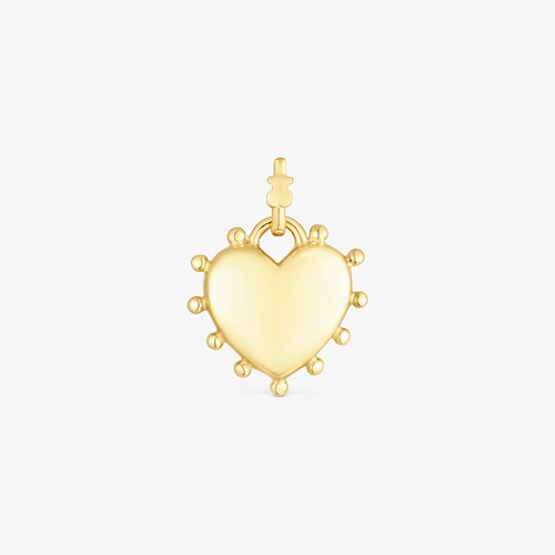 18K gold vermeil heart Pendant San Valent&iacute;n