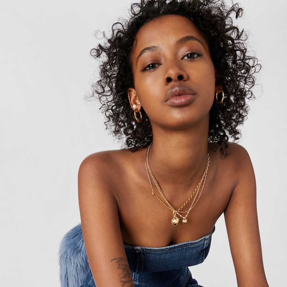 18K gold vermeil heart Pendant San Valent&iacute;n