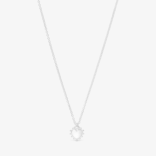 Collar de plata coraz&oacute;n San Valent&iacute;n