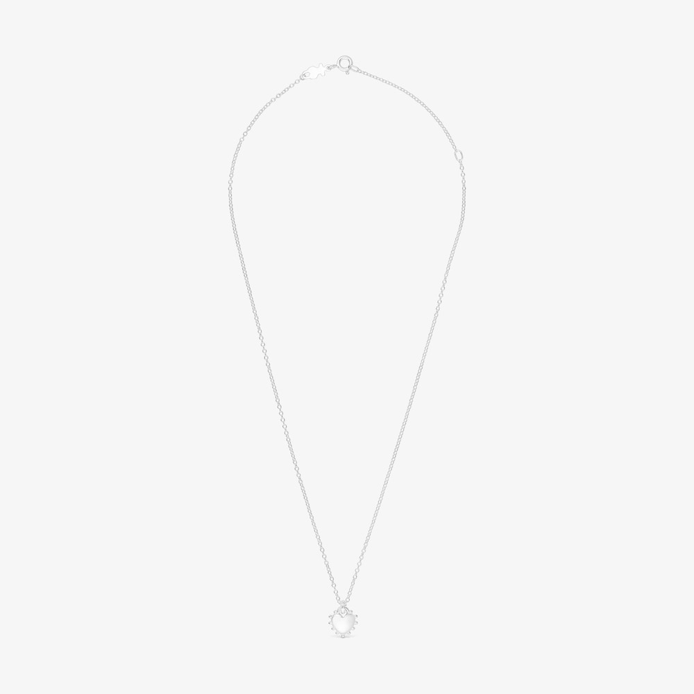 Collar de plata coraz&oacute;n San Valent&iacute;n