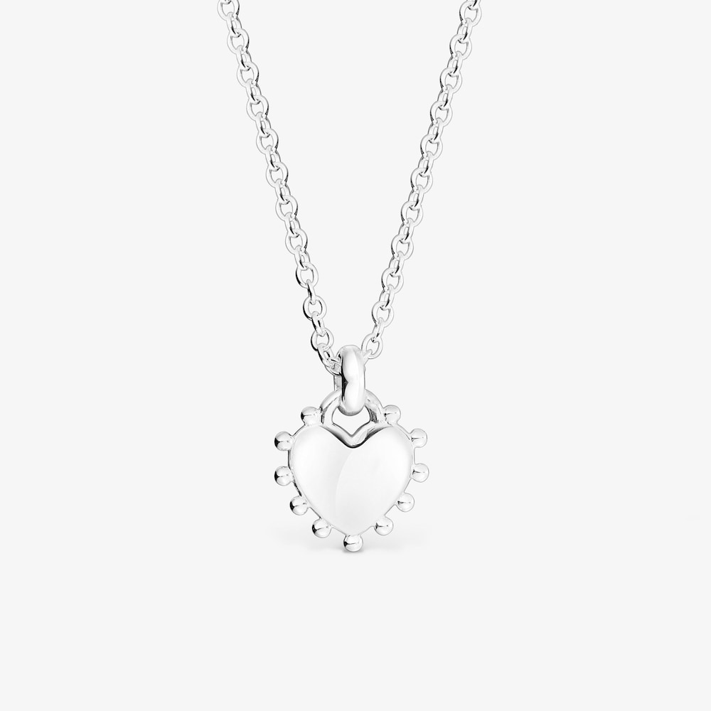 Collar de plata coraz&oacute;n San Valent&iacute;n