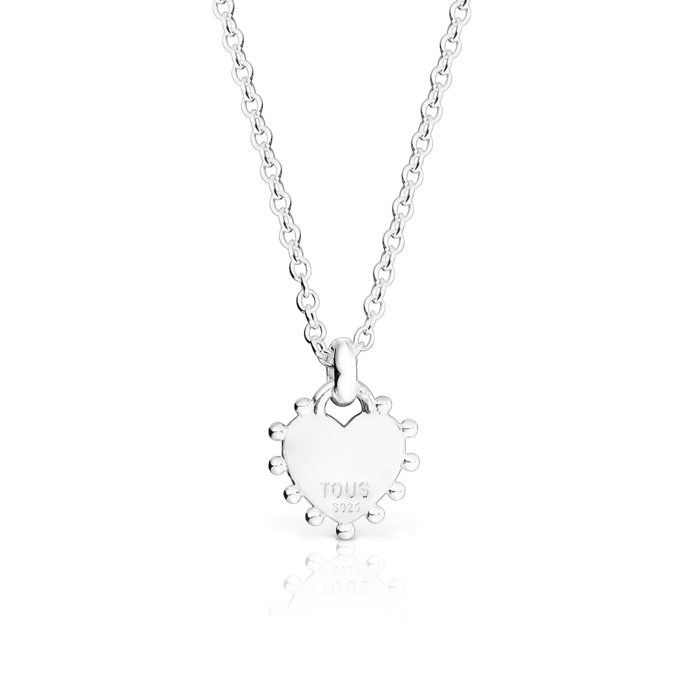 Collar de plata corazón San Valentín image number 4