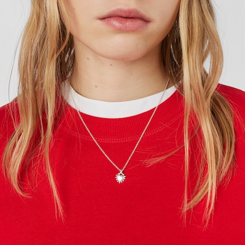 Collar de plata corazón San Valentín