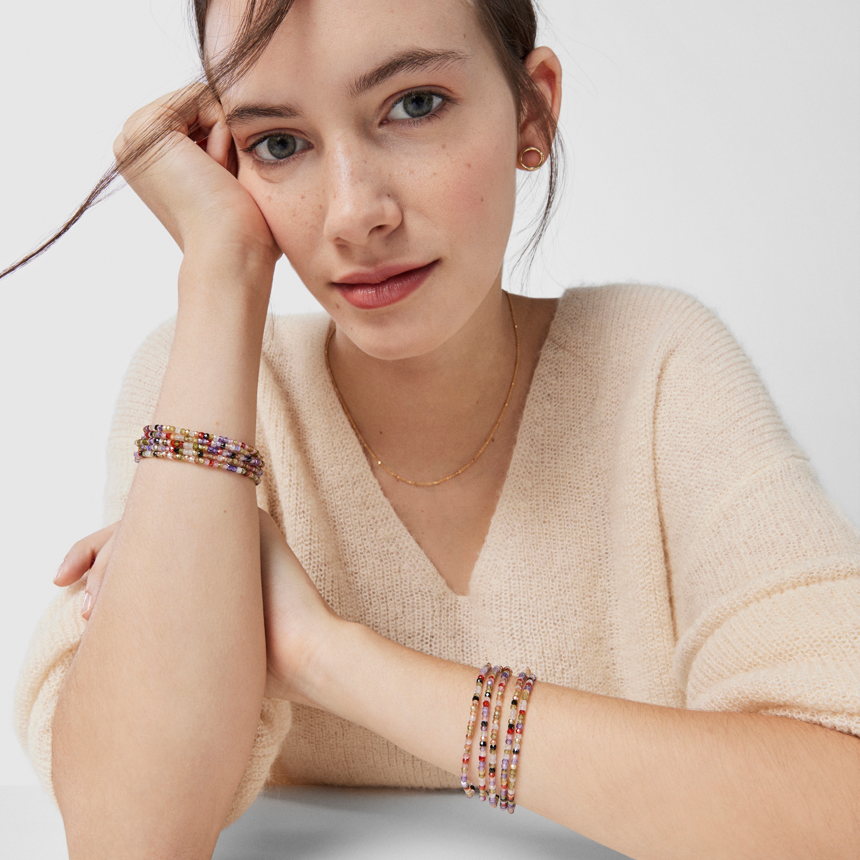 18K solid gold TOUS Color Bracelet