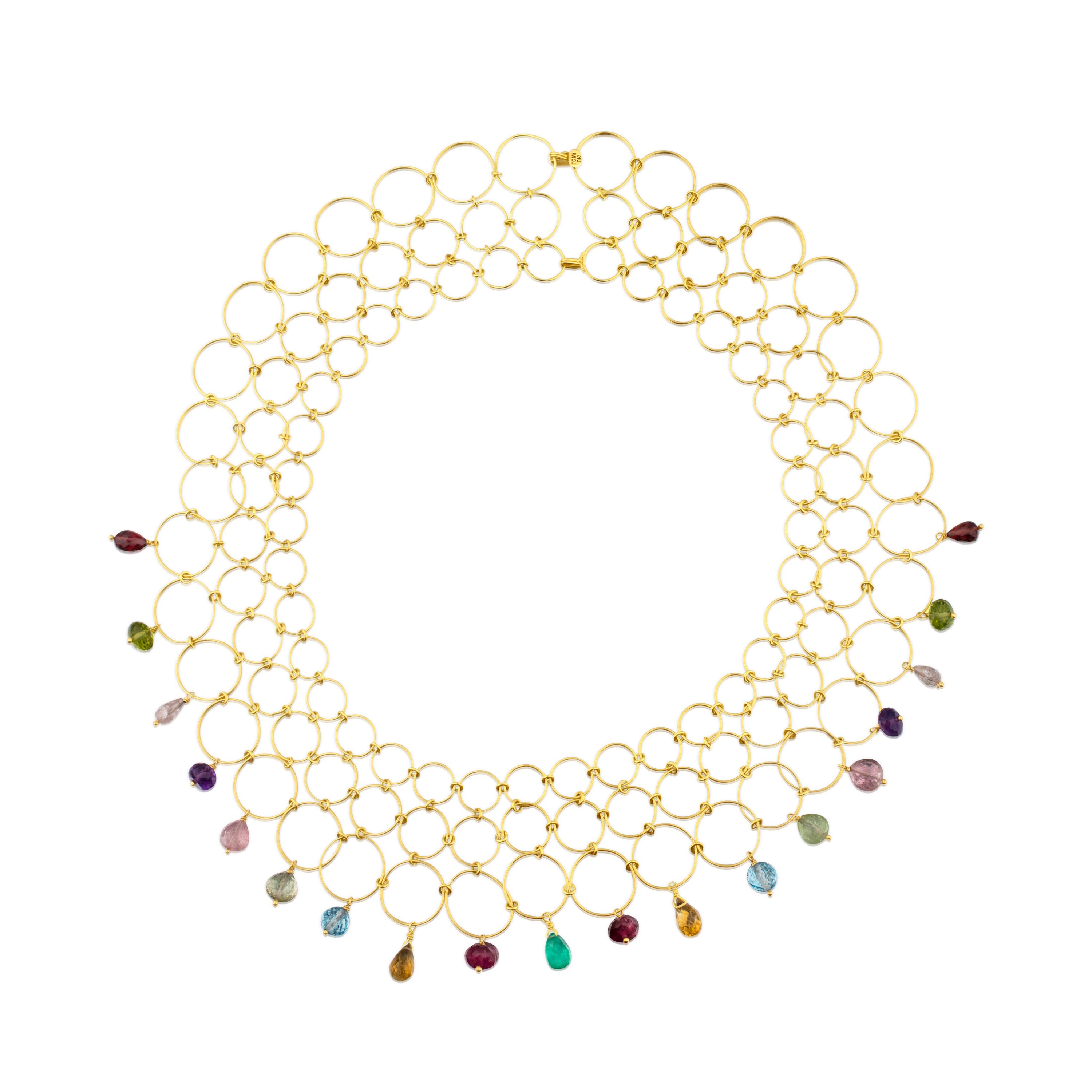 ATELIER Precious Gemstones Necklace in Gold with Gemstones