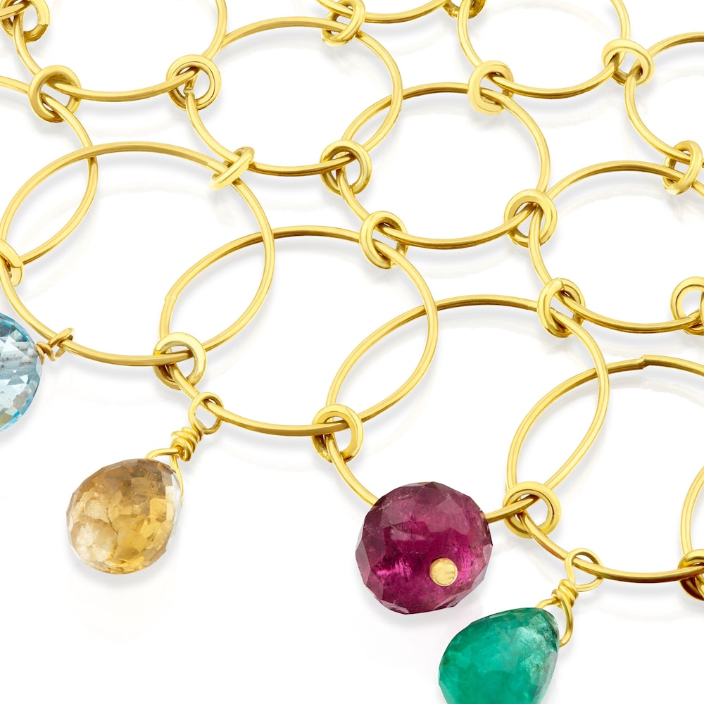ATELIER Precious Gemstones Necklace in Gold with Gemstones