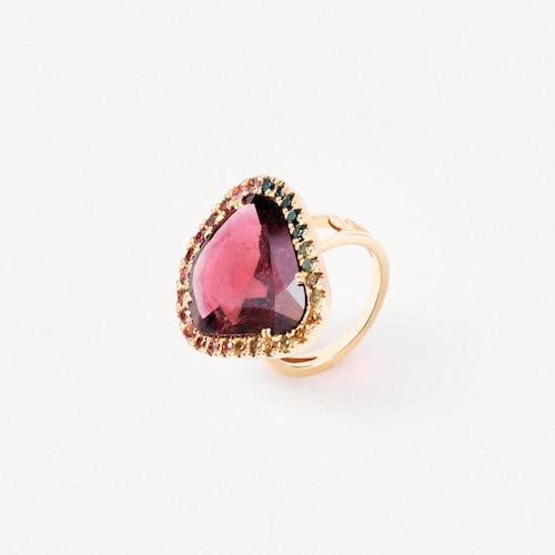 Sortija de oro con turmalinas TOUS ATELIER UNIQUE PIECES