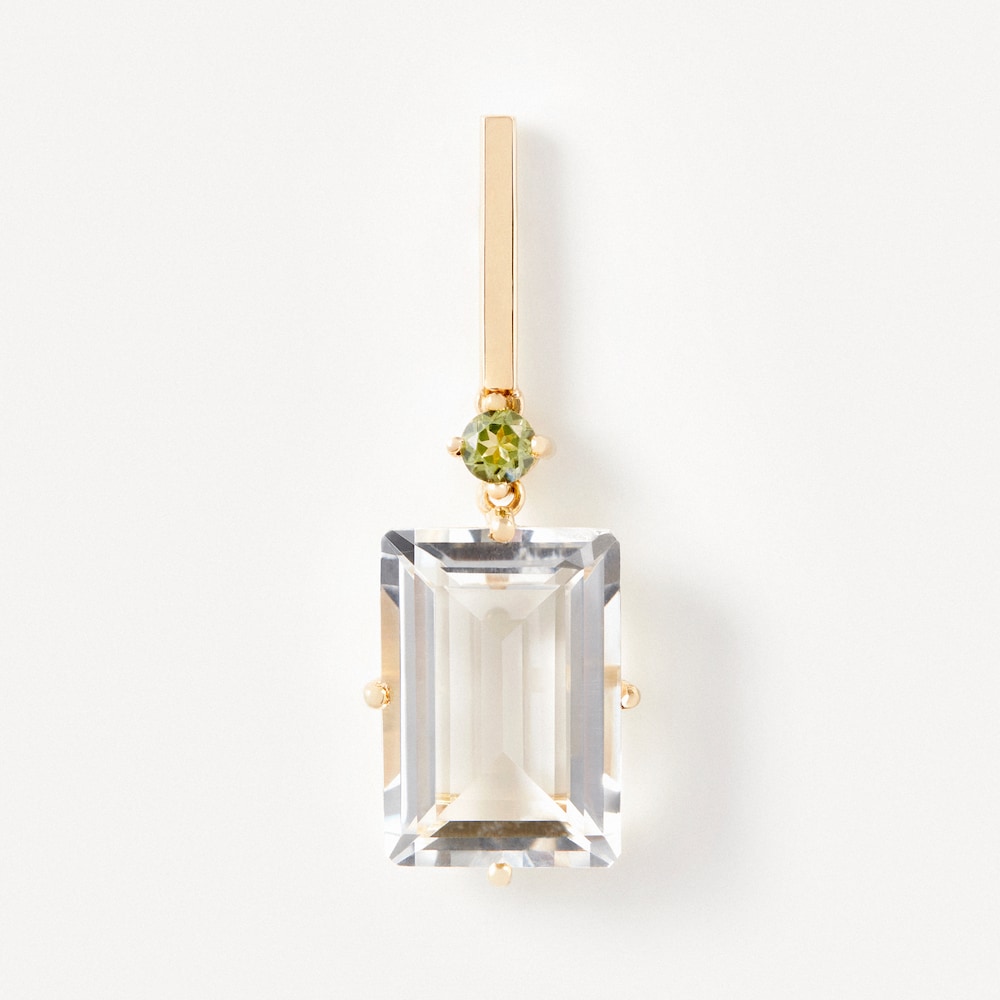 Pendientes de oro con peridoto y cristal de roca TOUS ATELIER image number 2