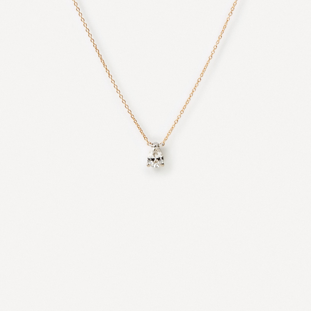 Collar de oro y oro blanco con diamante TOUS ATELIER UNIQUE PIECES