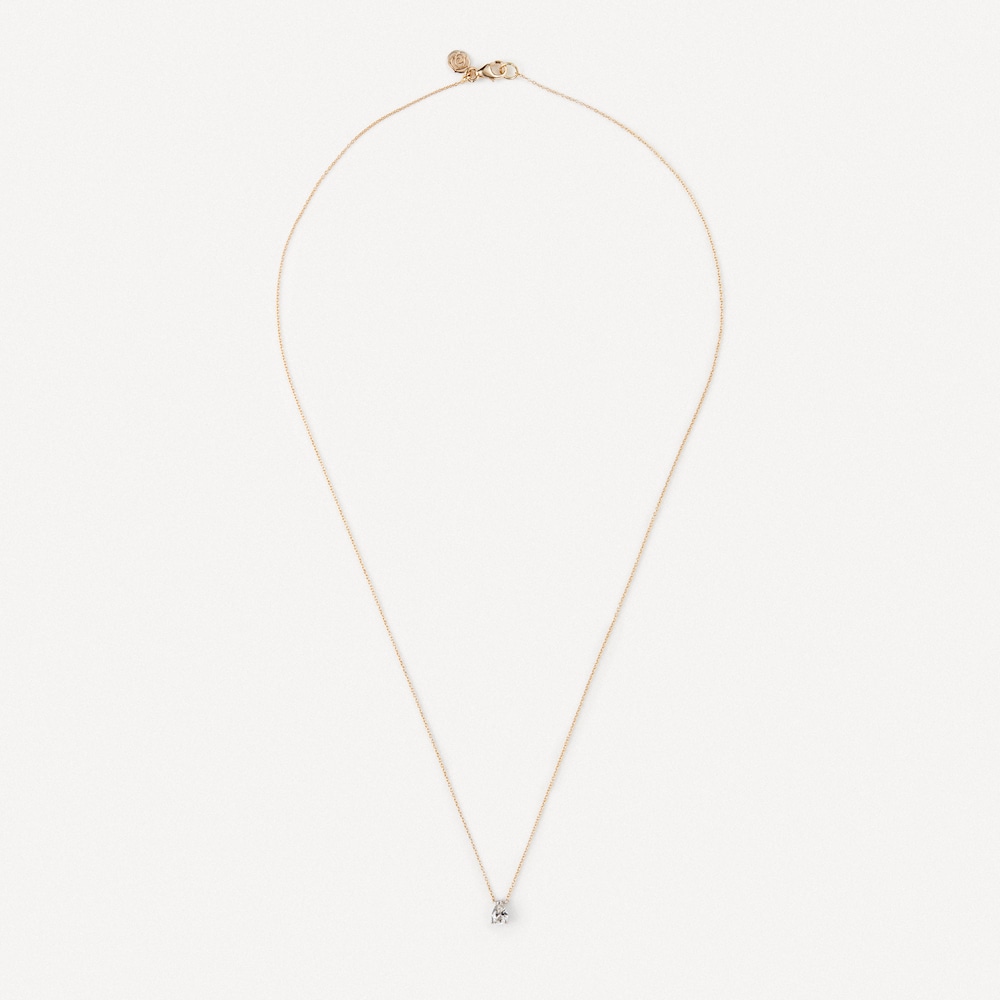 Collar de oro y oro blanco con diamante TOUS ATELIER UNIQUE PIECES