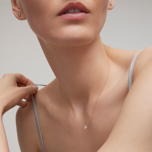 Necklace in gold and white gold with diamonds TOUS ATELIER