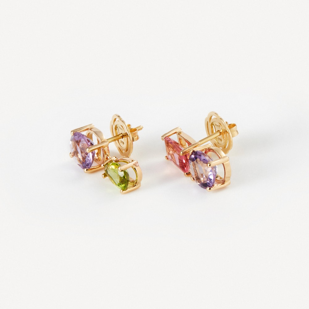 Pendientes de oro con turmalina, amatista y peridoto TOUS ATELIER