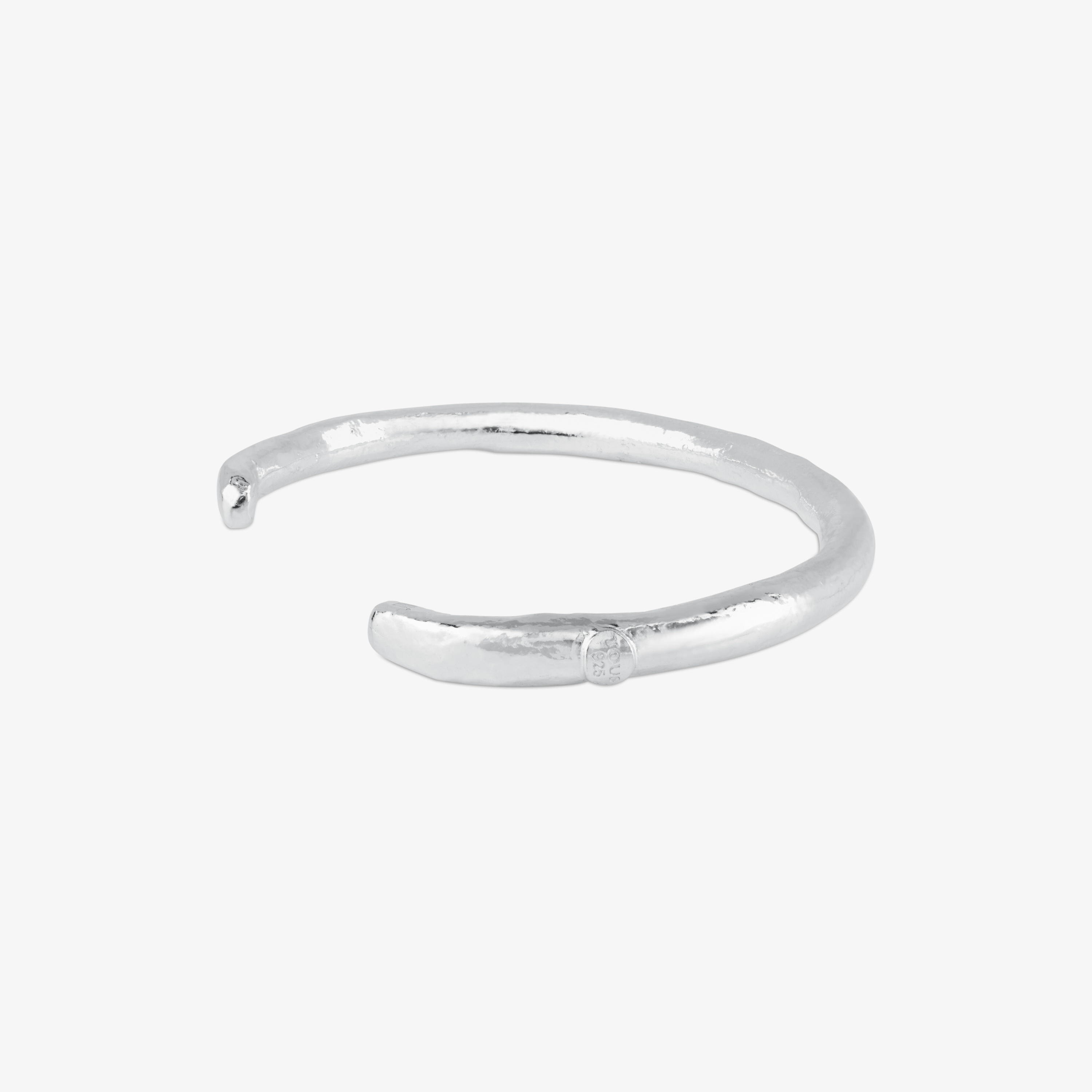 Silver Duna Tube Bracelet