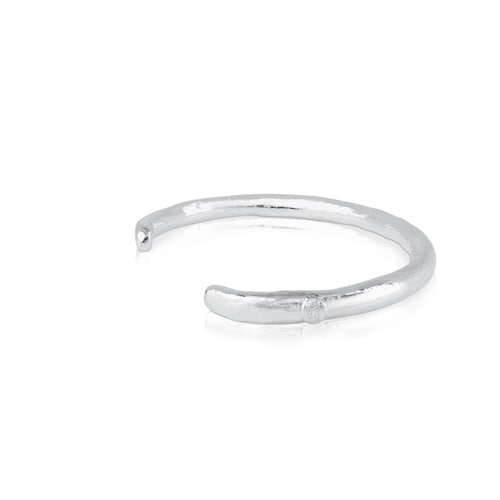 Silver Duna Tube Bracelet