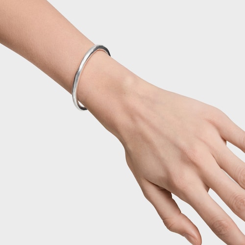 Silver Duna Tube Bracelet
