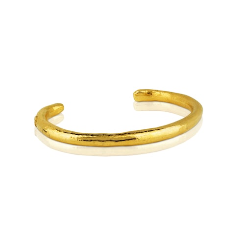 Pulsera con baño de oro 18 kt sobre plata Duna Tube