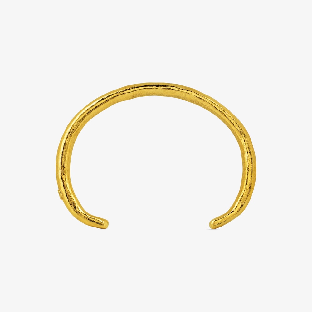 Duna Tube - N&aacute;ramek Tous ze žlut&eacute;ho stř&iacute;bra Vermeil