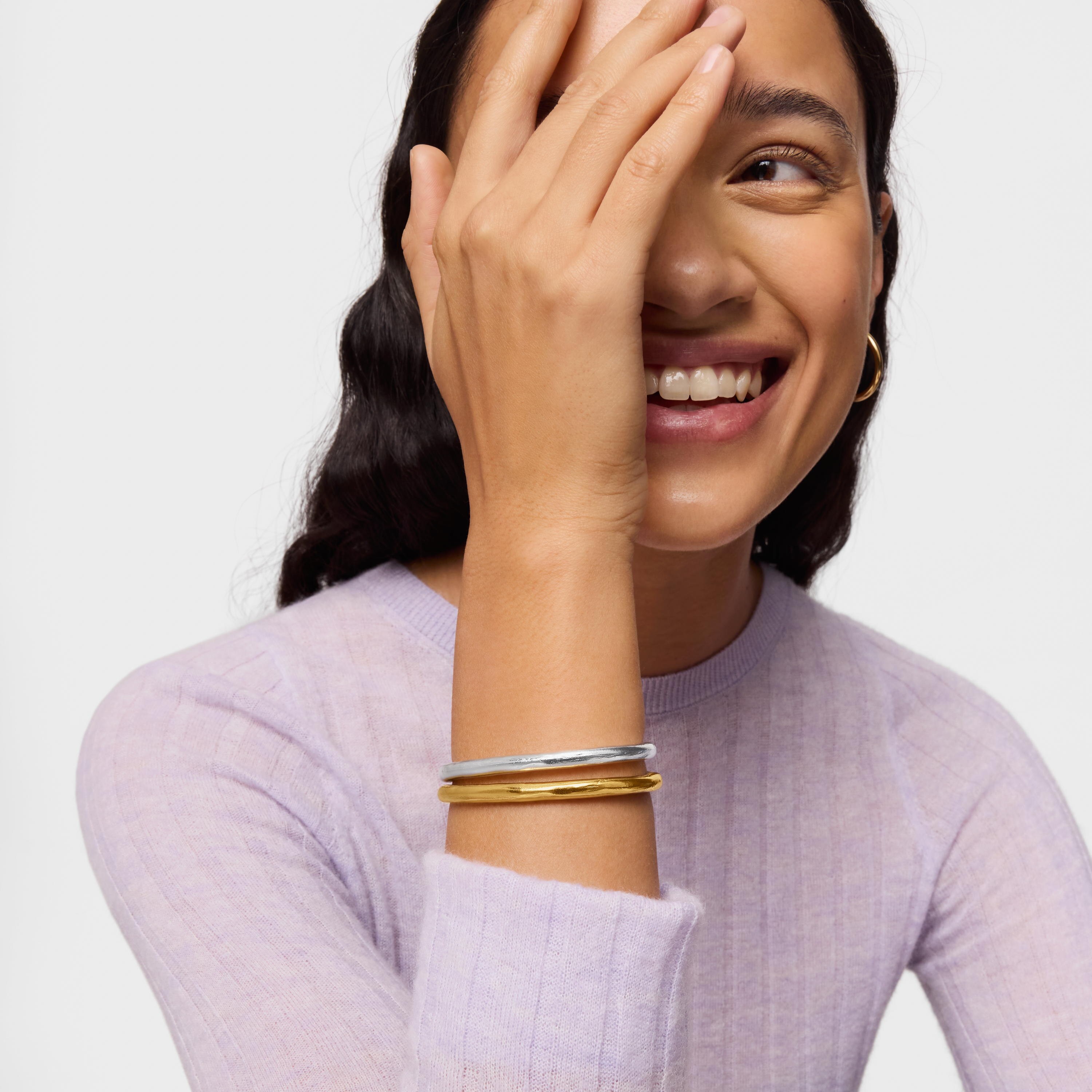 Vermeil Silver Duna Tube Bracelet