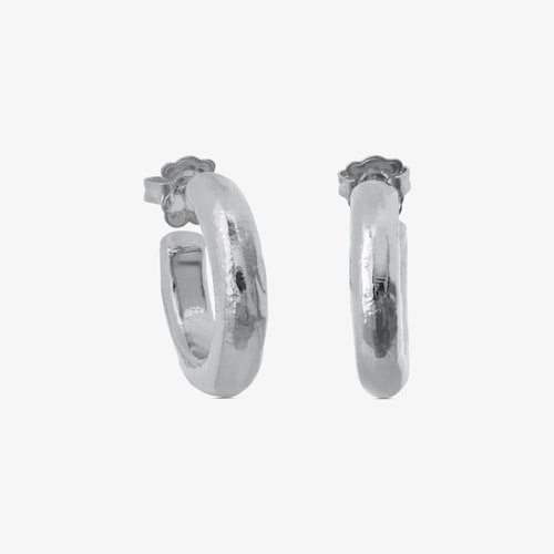 Brincos Duna Tube em Prata