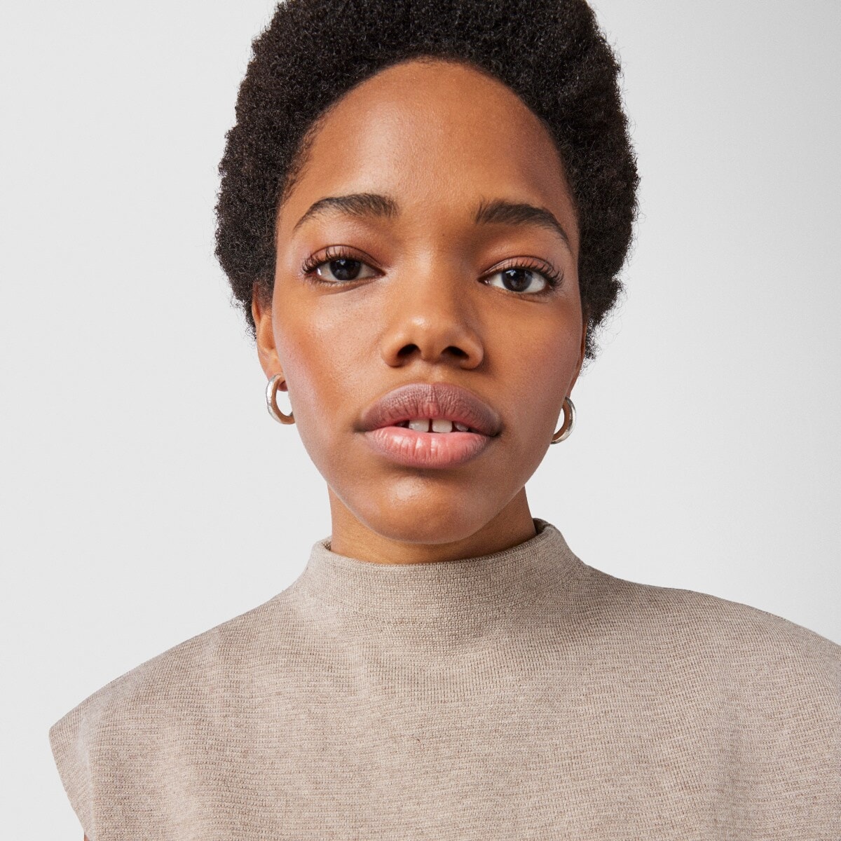 Silver Duna Tube Earrings