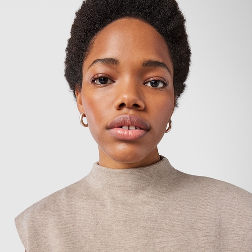 Silver Duna Tube Earrings