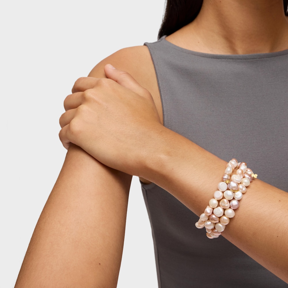 Pulsera de oro y perlas cultivadas barrocas TOUS Pearls