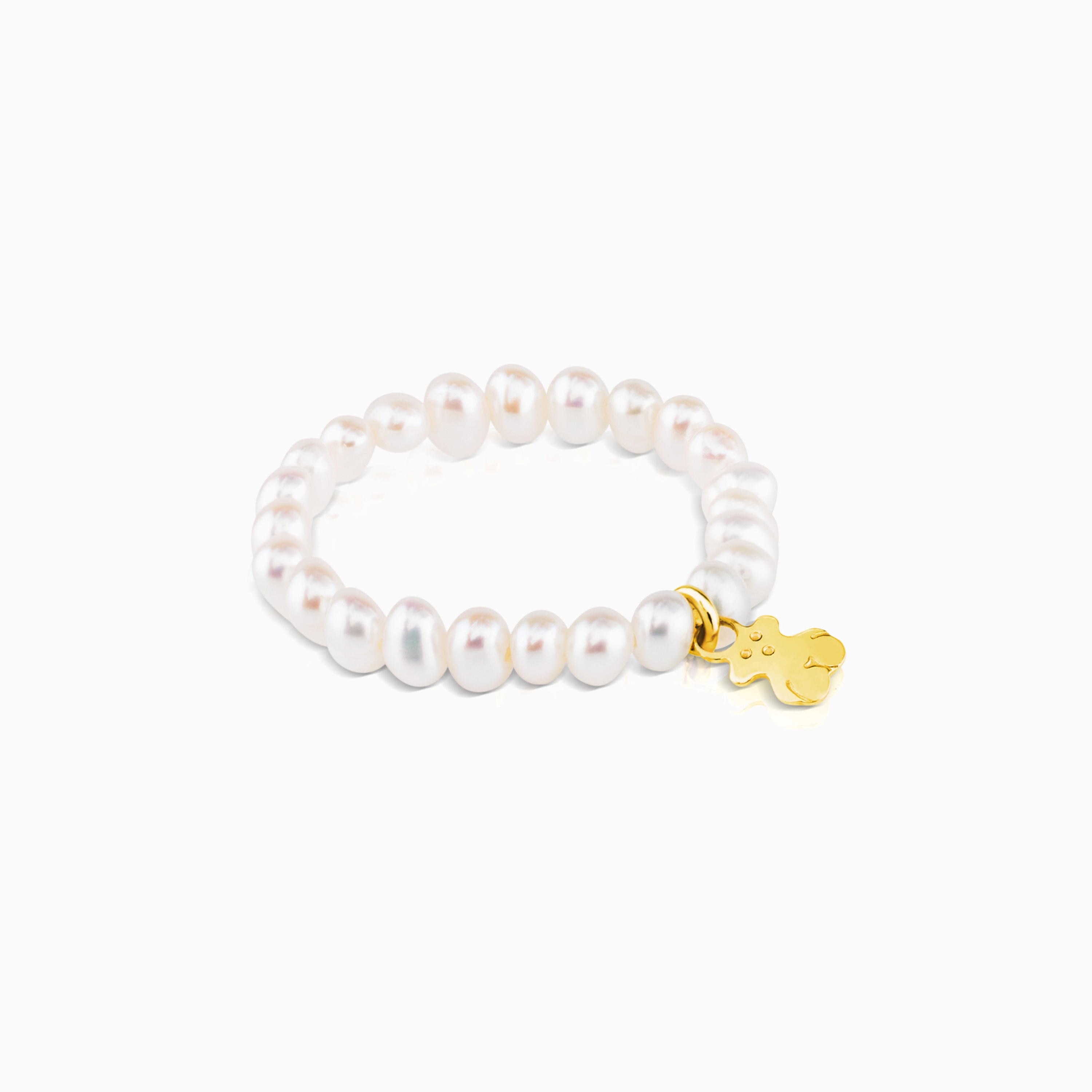 18K solid gold TOUS Pearls Ring
