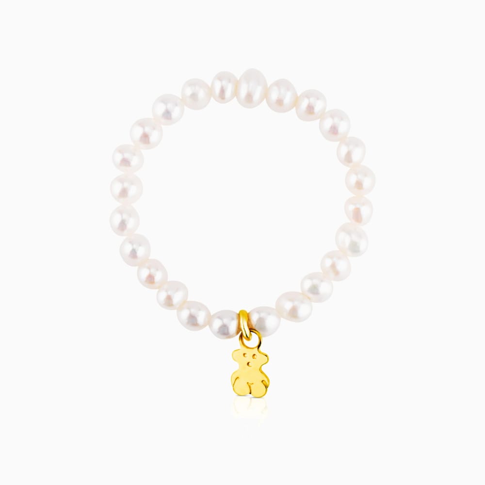 18K solid gold TOUS Pearls Ring