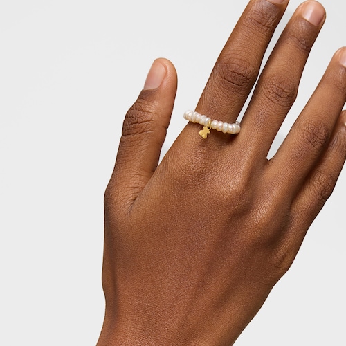 Anillo de oro y perlas cultivadas TOUS Pearls