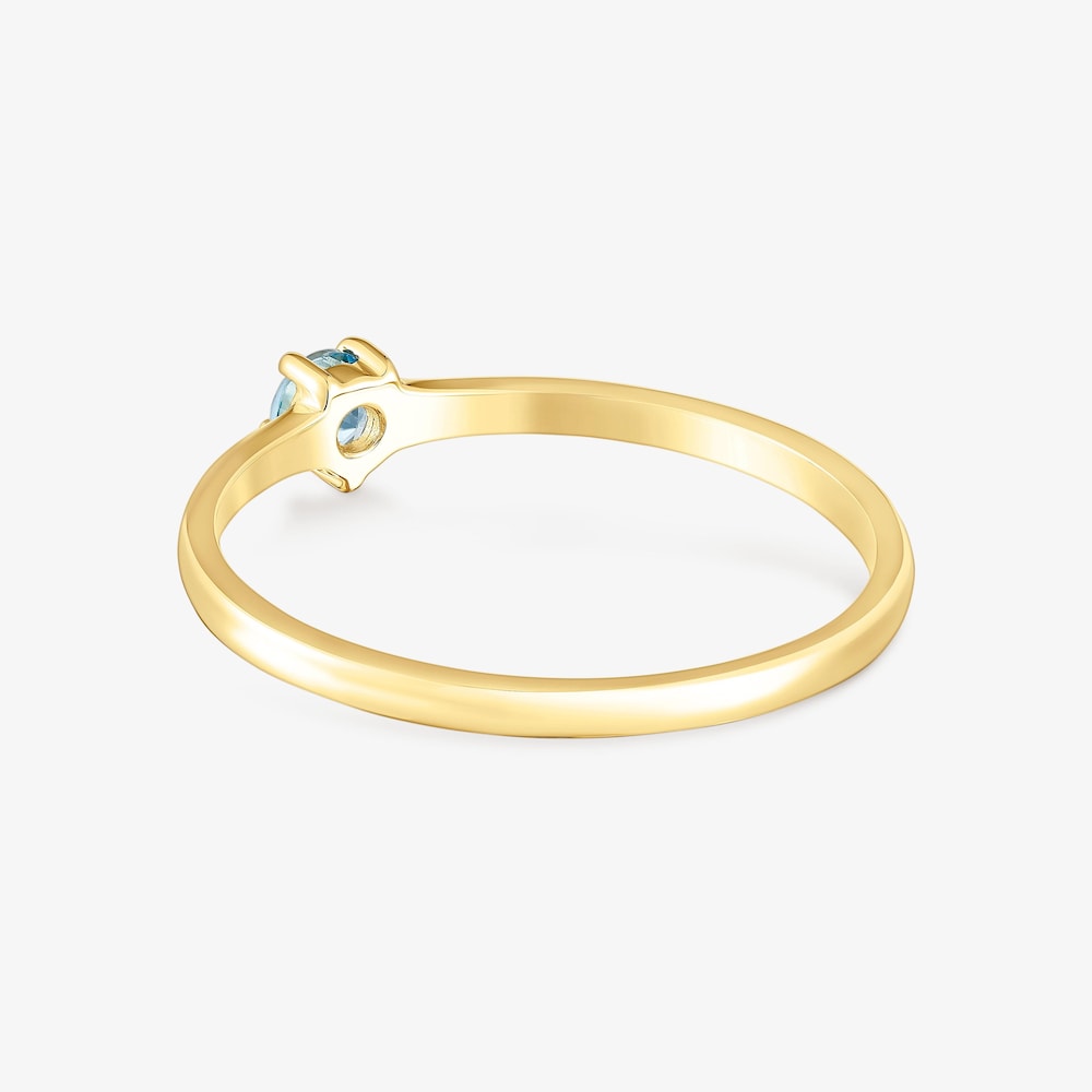 Anillo de oro con topacio Cool Joy