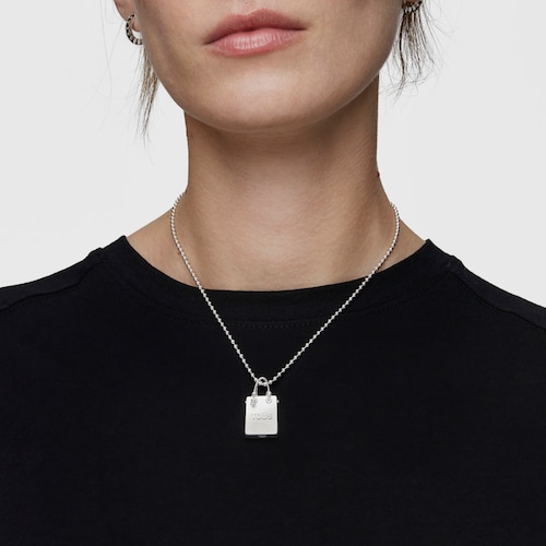 Colgante de plata con motivo Medallions