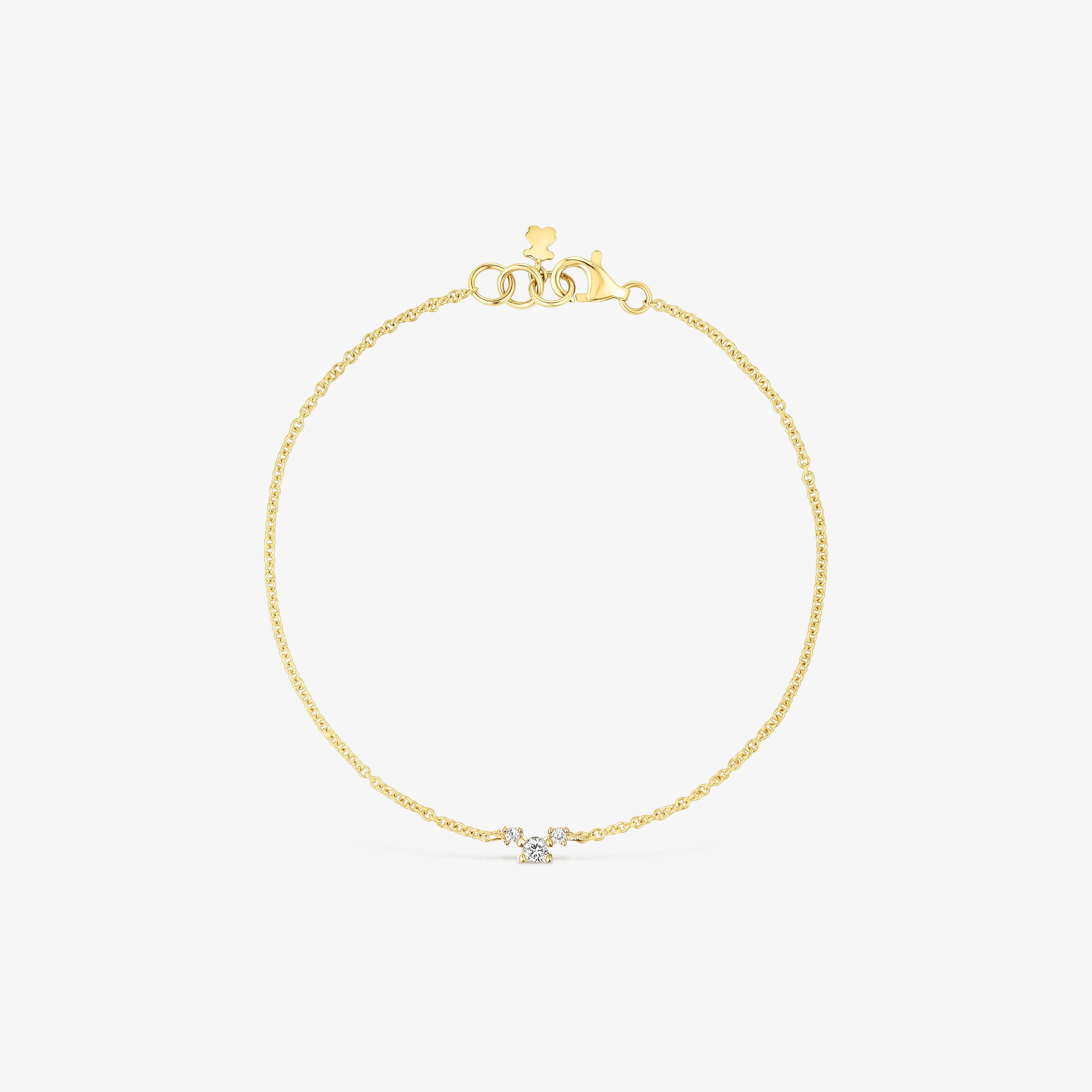 18K solid gold Bracelet with diamonds Les Classiques
