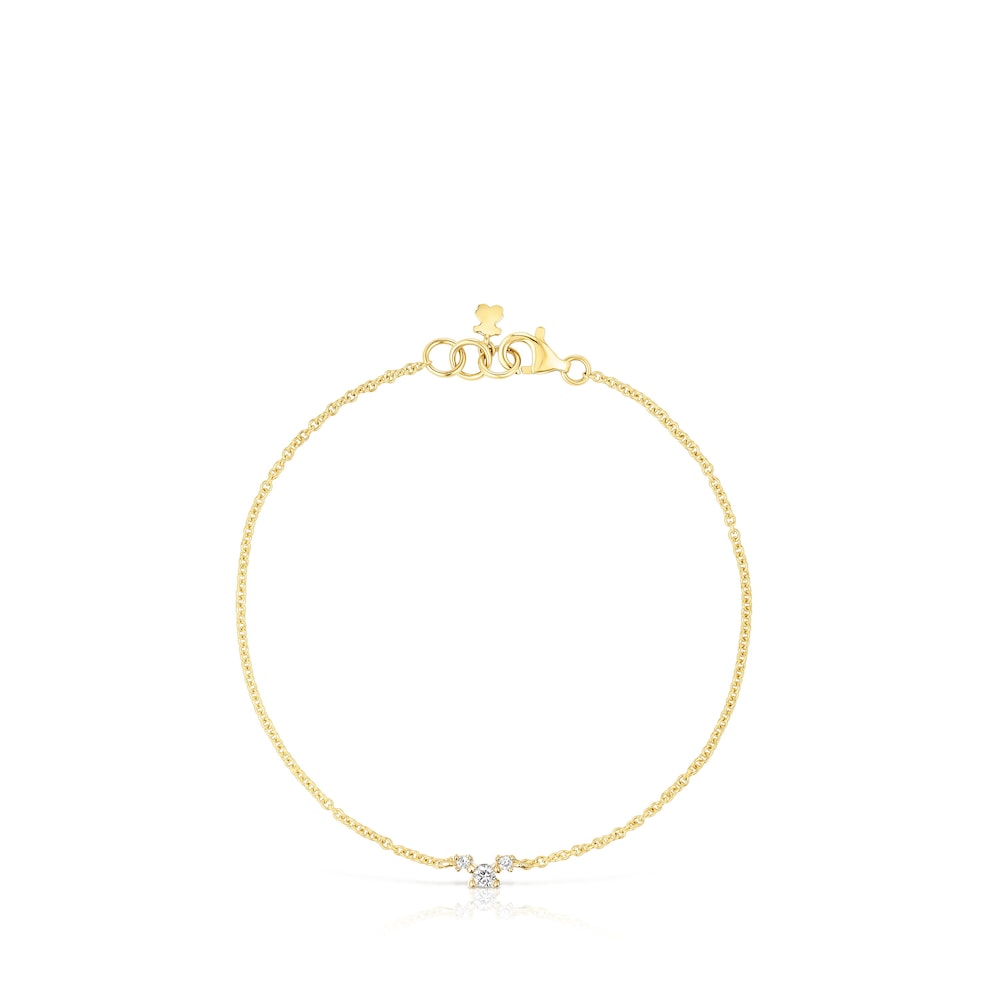 18K solid gold Bracelet with diamonds Les Classiques