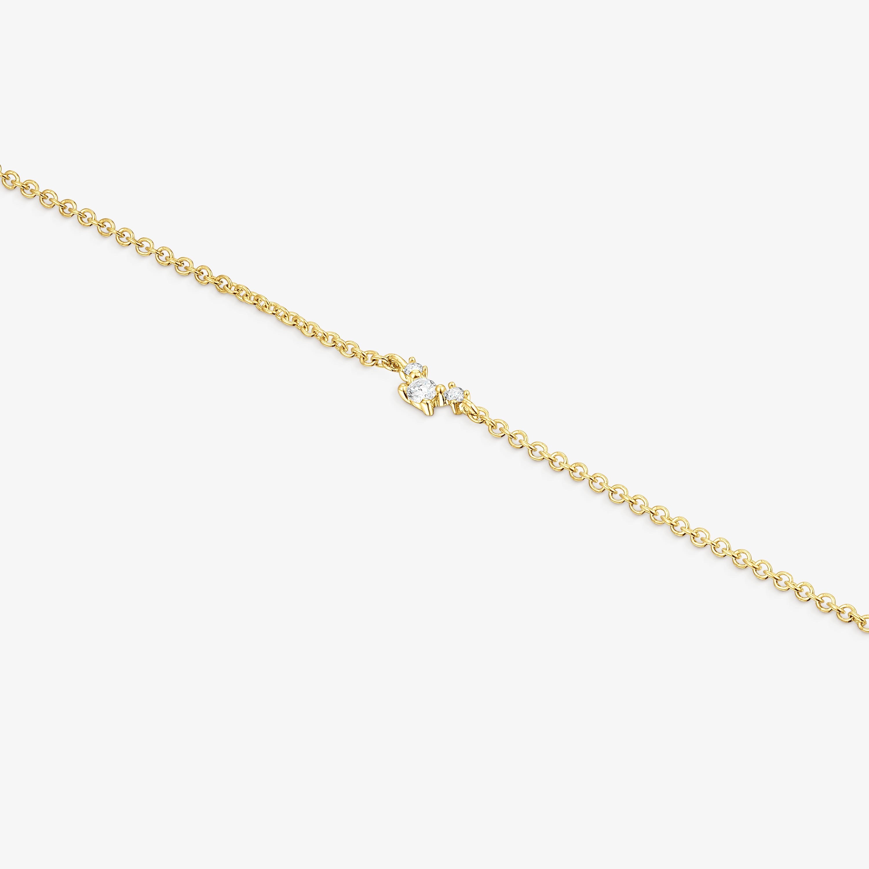 18K solid gold Bracelet with diamonds Les Classiques