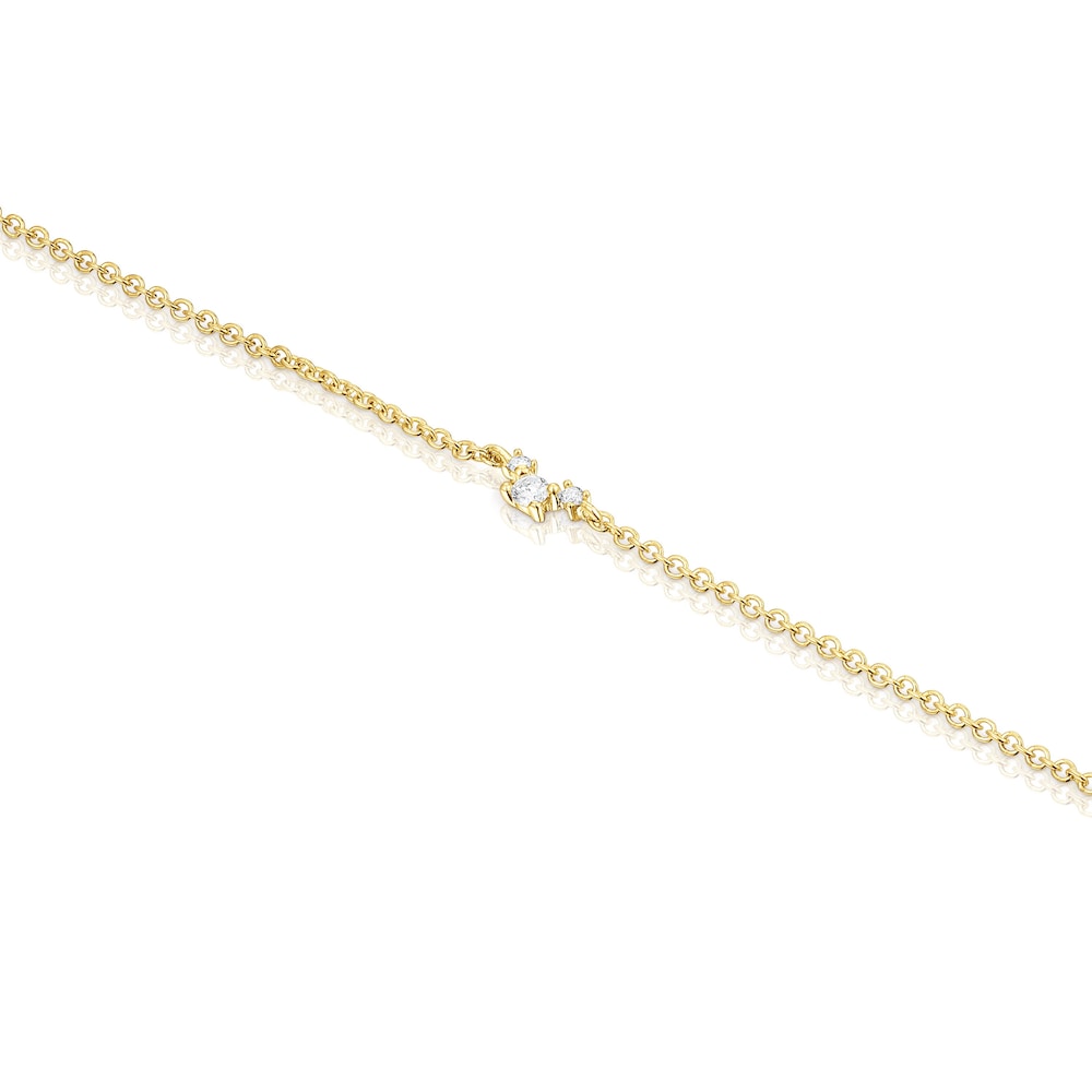 18K solid gold Bracelet with diamonds Les Classiques
