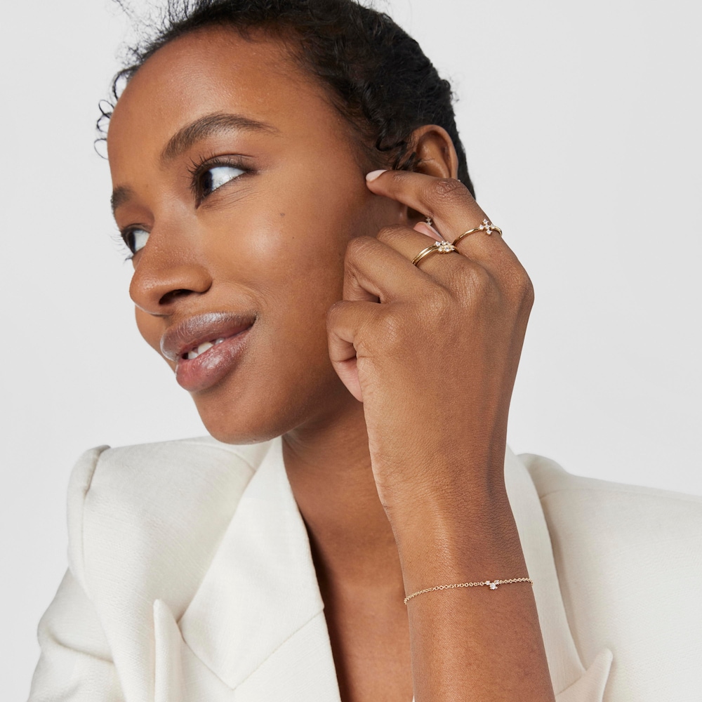 18K solid gold Bracelet with diamonds Les Classiques