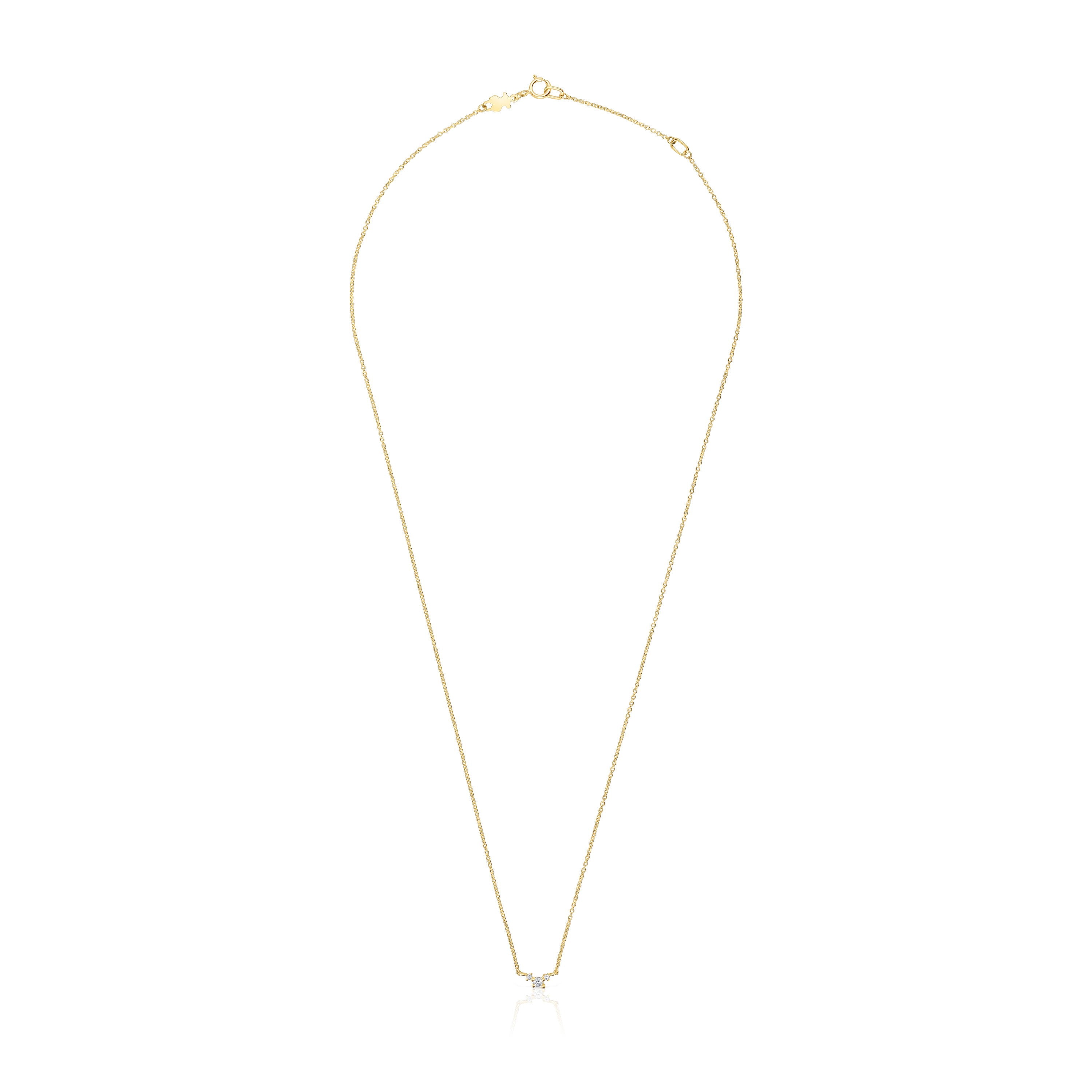 18K solid gold Necklace with diamonds Les Classiques