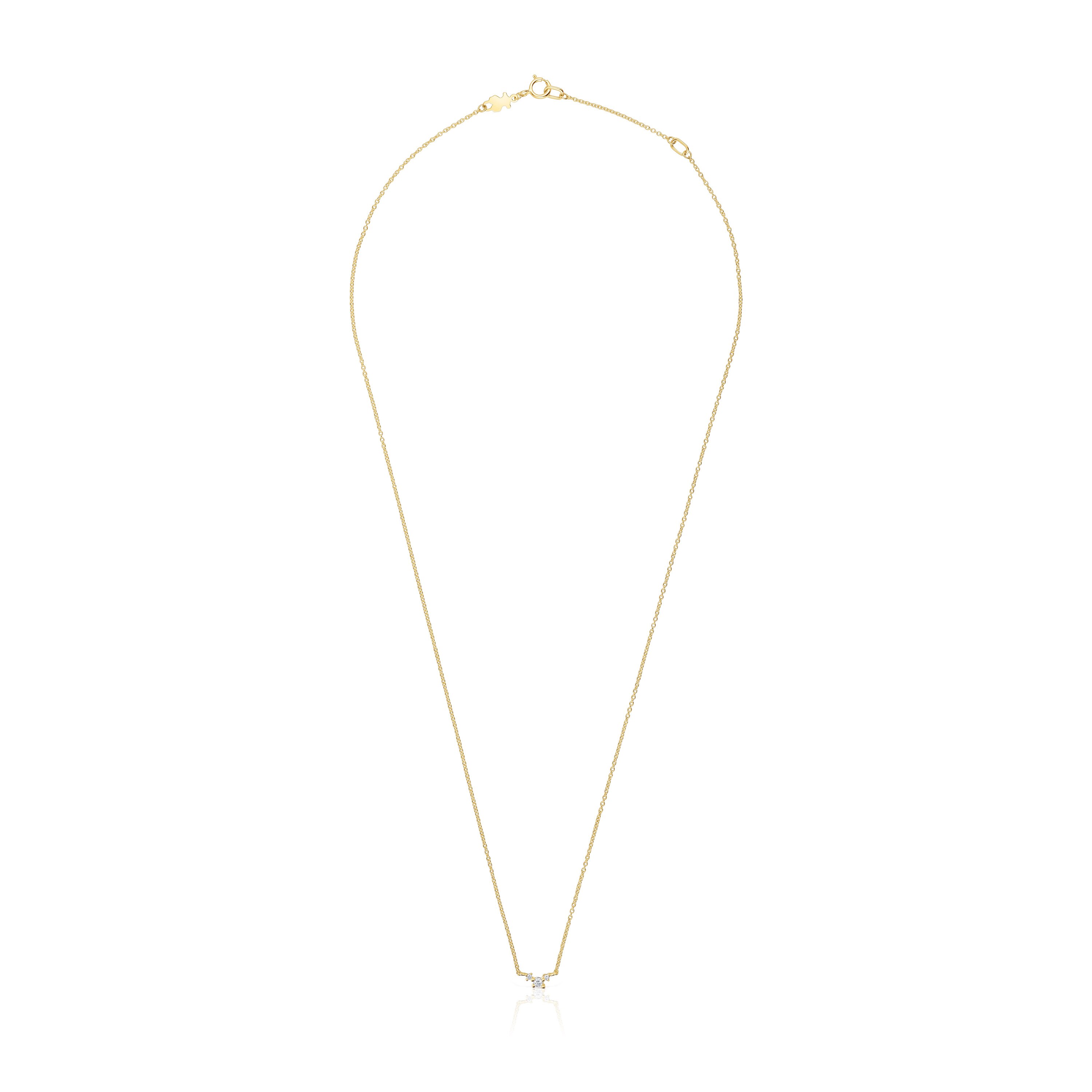 Gold Necklace with diamonds Les Classiques